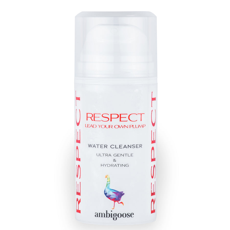Ambigoose RESPECT Water Cleanser | Ultra Gentle and Hydrating Facial Cleanser Dull Complexion Sensitive Dry Skin Calm Sooth Renew Strengthen Brighten Liss